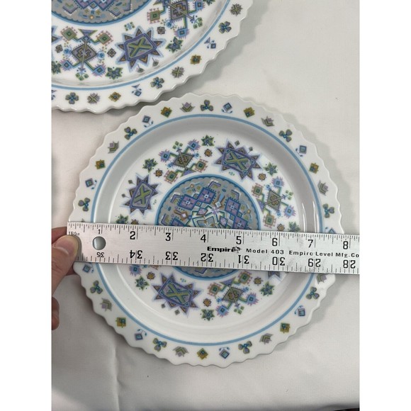 5 Pcs Dinnerware Set Of‎ Sango Japan One World Lapland Blue 8006 EUC - Picture 9 of 11